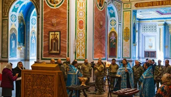 В Симферополе отслужен молебен за воинов бригады &laquo;Днепр&raquo;